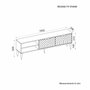 Hanah Home Soporte de TV Regina - Nogal